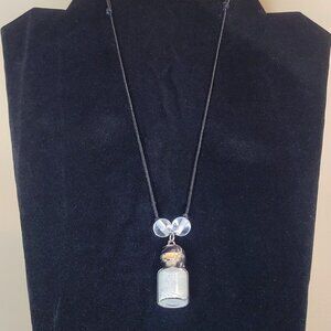 Black Salt Protection Necklace - Adjustable